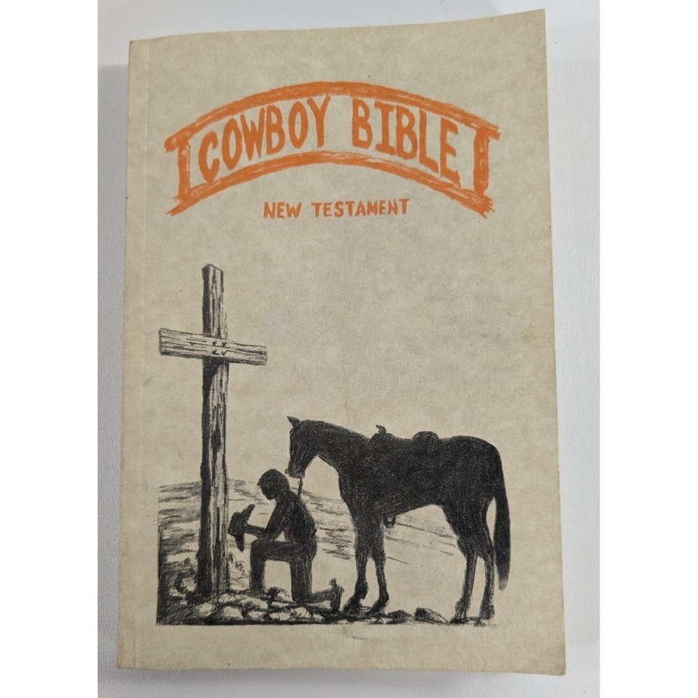 Cowboy Bible New Testament NIV Paperback Western Church of Ellis County Texas